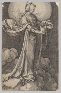 St. Mary Magdalene on the Clouds omvendt kopi.n.d. af Unbekannt