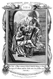 St. Matthæus evangelisten, c1808 af Unbekannt
