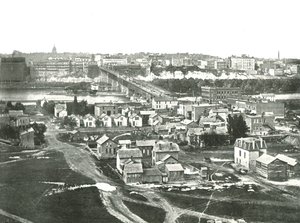 St Paul fra vest, USA, 1895. af Unbekannt