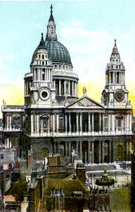 St Pauls Cathedral, London, 20. århundrede af Unbekannt