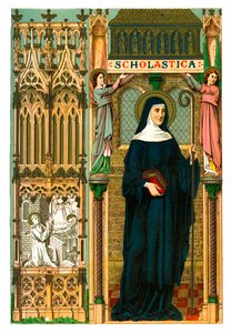 St Scholastica, 1886 af Unbekannt