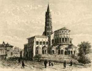 St. Sernin, Toulouse, 1890. af Unbekannt