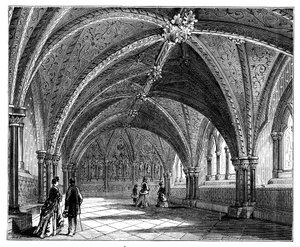 St Stephens Crypt, Westminster Palace, London, c1888 af Unbekannt