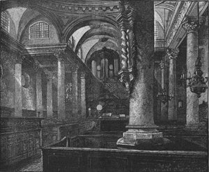 St. Stephens, Walbrook, 1890 af Unbekannt