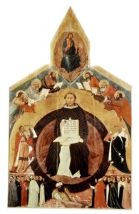 St Thomas Aquinas, italiensk teolog og filosof af Unbekannt