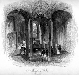 St Winifredes Well, Holywell, Flintshire, Wales af Unbekannt