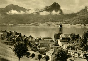 St Wolfgang im Salzkammergut, Øvre Østrig, c1935. af Unbekannt