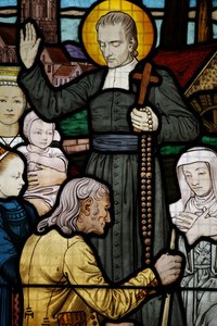Glasmaleri i Saint-Honore d