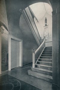 Trappe og hall i Finella af arkitekt Raymond McGrath 1903-1977, 1930 af Unbekannt