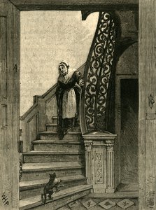 Trappe i Southampton House, c1872. af Unbekannt