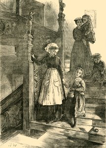Trappe af Cromwell House, 1876, c1876. af Unbekannt