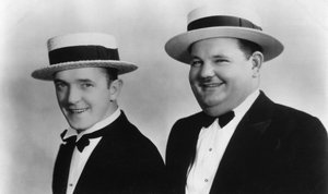 Stan Laurel 1890-1965 og Oliver Hardy 1892-1957, 20. århundrede af Unbekannt