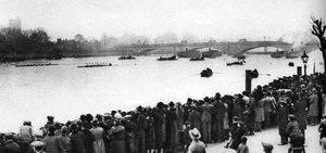 Start af Oxford og Cambridge Boat Race, London, 1926-1927 af Unbekannt