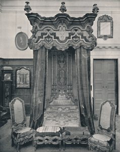 State Bed, engelsk, ca. 1708, 1928 af Unbekannt