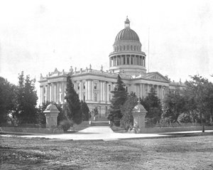 State Capitol, Sacramento, Californien, USA, c1900. af Unbekannt