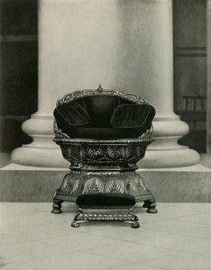 Tippu Sultans statssæde i regeringshuset, 1925. af Unbekannt