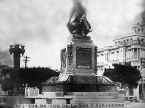 Statue af Don Jose de la Luz Caballero, 1912, 1920