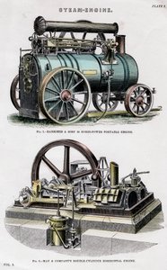 Dampmaskine, 1800-tallet af Unbekannt