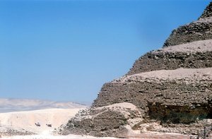 Trinpyramide af kong Djoser Zozer, Saqqara, Egypten, 3. dynasti, c2600 f.Kr. af Unbekannt