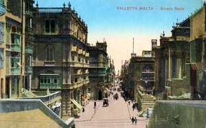Strada Reale, Valletta Malta, 20. århundrede af Unbekannt