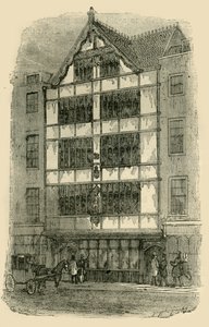 Street Front of Crosby Hall, c1872. af Unbekannt