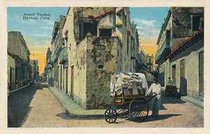 Gadehandler, Havana, Cuba, 1938 af Unbekannt
