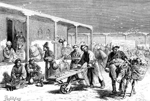Gadebillede, Yarkand, c1890 af Unbekannt