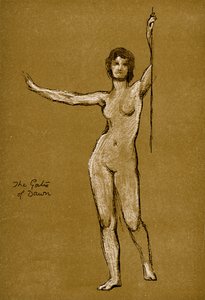 Studie til The Gates of Dawn, 1900 af Unbekannt