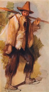 Studie fra livet, c1840, 1925 af Unbekannt