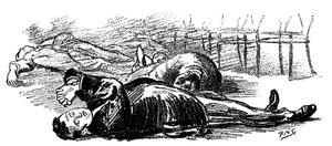 Emner hypnotiseret af lyden af en gong, 1891 af Unbekannt