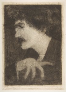 Forslag af Whistler til hans portræt, 1870