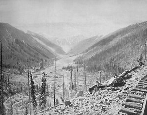 Sultan Mountain, nær Silverton, Colorado, c1897. af Unbekannt