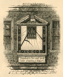 Solskive i templet, 1885, 1897. af Unbekannt