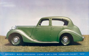 Sunbeam Talbot Ten motorvogn, 1939 af Unbekannt