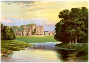 Sundorne Castle, nær Shrewsbury, Shropshire, hjemsted for Corbet-Pigott-familien, c1880 af Unbekannt