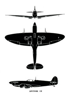 Supermarine Spitfire Mk IX, 1941 af Unbekannt