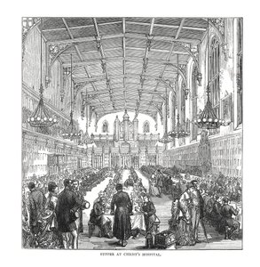 Nadver på Christs Hospital, 1878 af Unbekannt