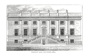Surgeons Hall, Old Bailey, 1800 af Unbekannt