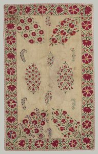 Suzani:divan cover, 1700-tallet. af Unbekannt