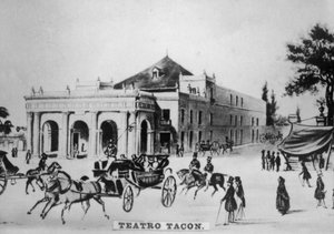Tacon Theater, Kuba, um 1910 von Unbekannt