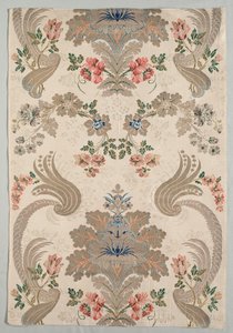 Taft, brokadet, 1700-1750. af Unbekannt