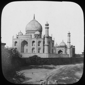 Taj Mahal, Agra, Uttar Pradesh, Indien, slutningen af det 19. eller begyndelsen af det 20. århundrede af Unbekannt