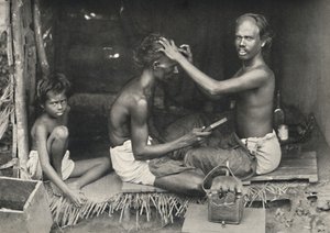 Tamulischer Barbier, 1926 af Unbekannt