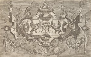 Plaketter og andre ornamenter med forskellige og finurlige opfindelser Kartoucher og andre ornamenter o ..., 1773. af Unbekannt