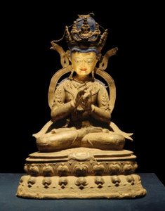 Tathagata Vairocana / Skulptur, 1300 n. Chr. af Unbekannt