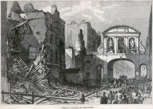 Temple Bar, London, 1877 af Unbekannt