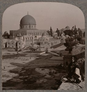 Tempelindhegning, Jerusalem, ca. 1900 af Unbekannt