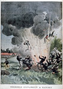 Frygtelig eksplosion ved Satory, Frankrig, 1902 af Unbekannt
