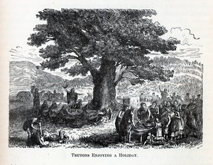 Teutoner nyder en ferie, 1882 af Unbekannt