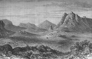 Thaba Bosigo, Basutos højborg, c1880 af Unbekannt